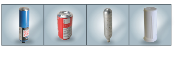 3 DISPOSABLE PROPANE CYLINDER AND A CAN