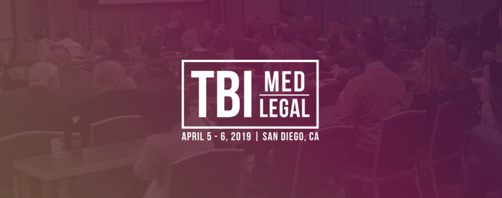 Stephanie Bonin presents at TBI Med Legal Conference 2019