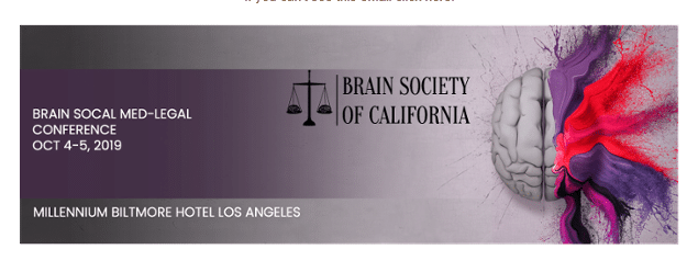 Brain SoCal TBI conference
