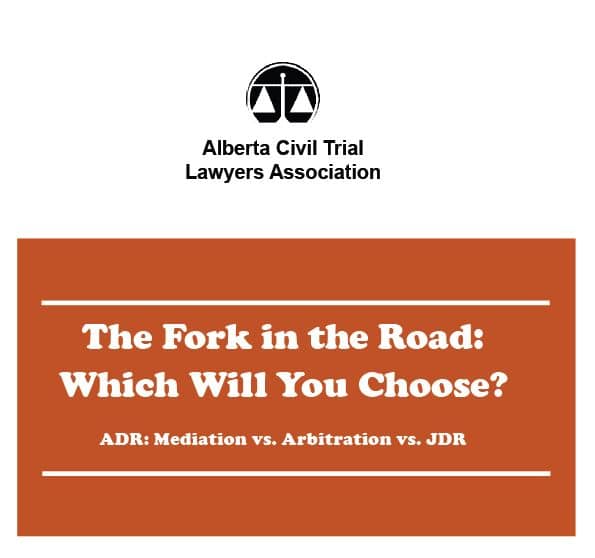 ACTLA Fork in the road seminar