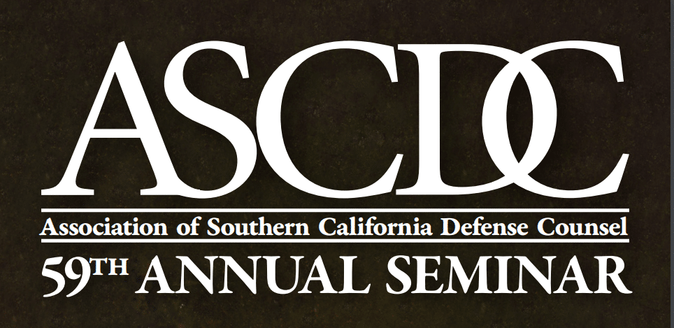MEA forensic sponsor ASCDC seminar