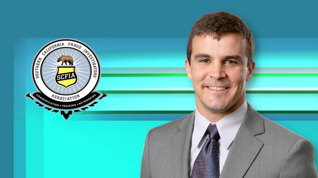 Cole Young presents on Video Analysis Evidence at SCFIA Anti-Fraud Conference