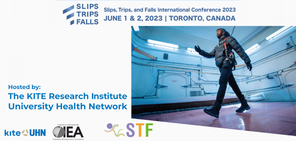 Ben Elkin presents at the 2023 Slips, Trips and Falls International Conference